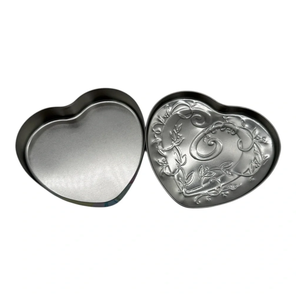 Brighton Heart Shaped Large Tin - 6” x 6”- Empty
